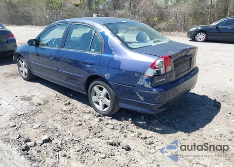 2005 Honda Civic Ex из США, поврежденный, VIN 2HGES26785H590971